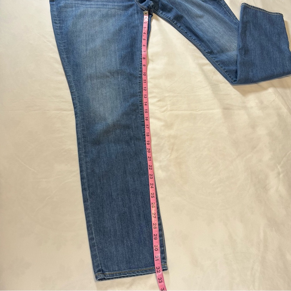 Old Navy The Diva Medium Wash Denim Straight Leg Jeans Sz 14 - Picture 7 of 10